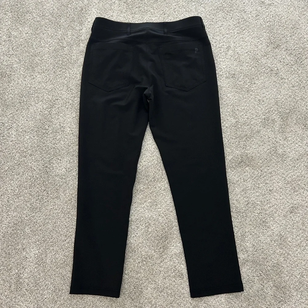 Public Rec Gamechanger Pants 33X30 Fits 33X29‎ Black Straight 5-Pocket Stretch